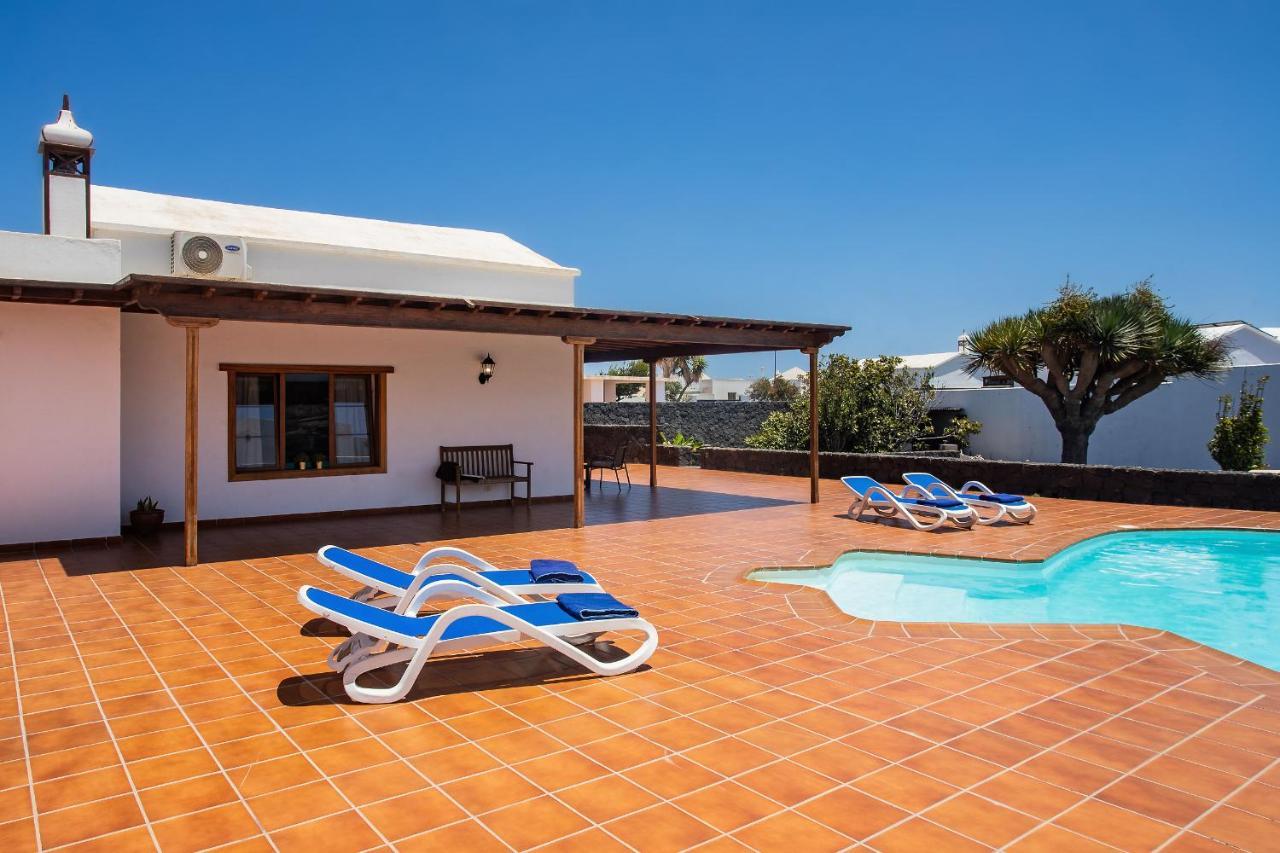 Villa Casa Lola Lanzarote piscina climatizada y wifi free San Bartolomé Esterno foto